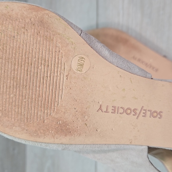 Sole Society Women Anthropologie Rhyes Leather The Pointed Toe flats shoes 8.5M - Picture 10 of 11